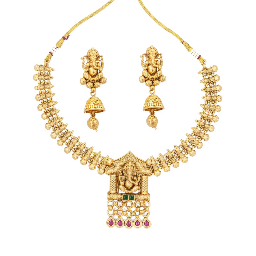 Ganpati Temple Jewellery Lovedovez